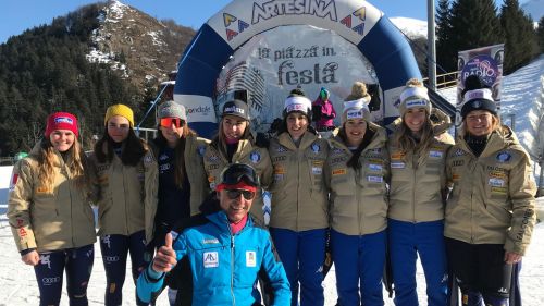 And now ... Sestriere! All the blue charge for the giant on Saturday. Brignone: "Wonderful track"