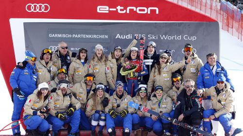 And now ... blue on the assault of the super-g: the startlist of the second fast race of Garmisch