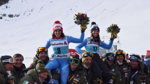 Touch and run in Courchevel for Brignone, Goggia, Bassino and Curtoni: we are already thinking of the two giants