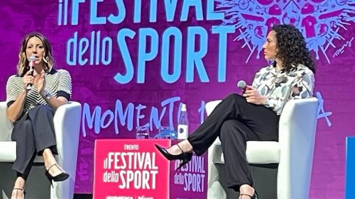 Deborah and Fede, "The art of skiing" which brought together two champions of Italian skiing in Trento