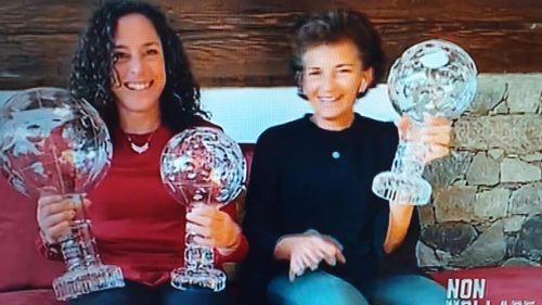 "Never give up", Fede Brignone protagonist on Rai Uno with mother Ninna and a particular dedication