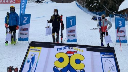 Matteo Canins hits the mark in the slalom at Abetone: his is the stage of the Italian GP ahead of Di Paolo and Zingerle