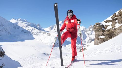 Mauro Caviezel is already back: in Diavolezza the first corners after the rupture of the Achilles tendon