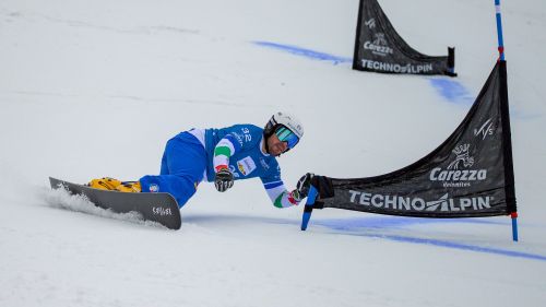 Michela Moioli e Omar Visintin argento nella gara a coppie dello snowboard cross dei Mondiali di Park City