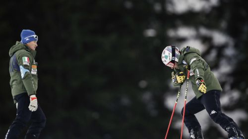 The ice of "Podkoren" comes out: at 9.30 am the 1st heat of a giant ... super in Kranjska Gora