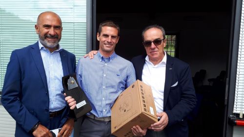 "The Coaches" Award in Turin, Simone Del Dio awarded the title of best Piedmontese coach of the year
