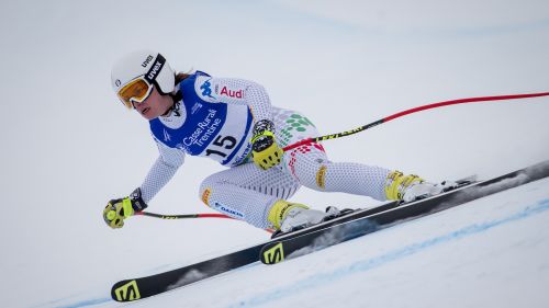 After the mockery of race-1, the second descent of Crans-Montana is by the talent Wembstad. Elena Dolmen 8 ^