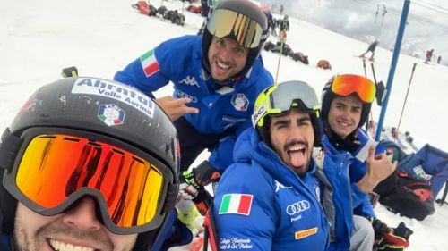 First curves at the Stelvio for the blue gigantists: the new season has already begun!