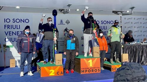 The three days of the Italian GP in Tarvisio ended: Federico Simoni 1st in the FIS super-g and in the national ranking