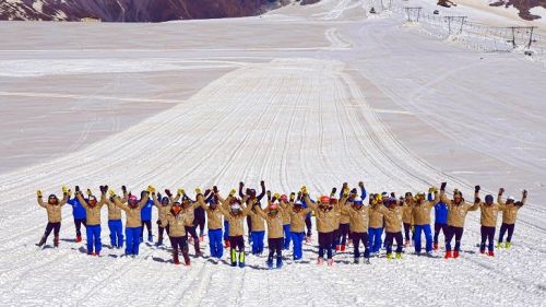 Blue slalomgigantisti back to the Stelvio: Moelgg in the group and Girardi at the first as a technician