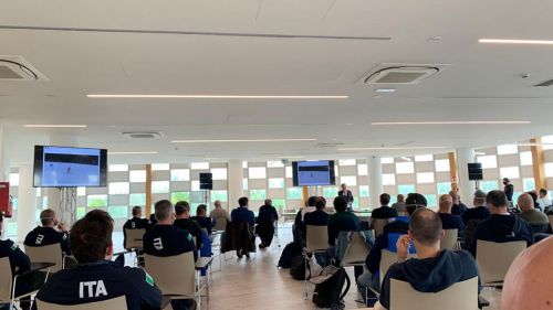 Two days of work in Arese for the Azzurri technicians. Waiting for the national teams ...