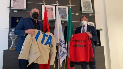 A stronger bond between Italy and Albania thanks also to skiing: the meeting with President Toci