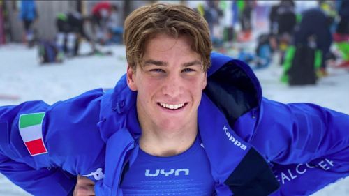 Splendid Giovanni Franzoni: he is 6th after the first heat in Gurgl. Haaser still makes a vacuum