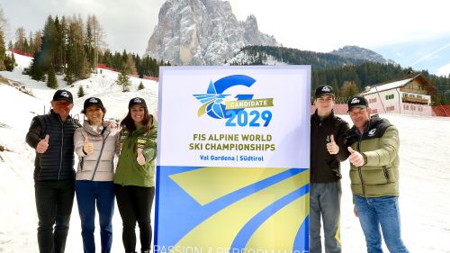 Tradition and passion, here is the logo of the Val Gardena candidacy for the 2029 World Cup