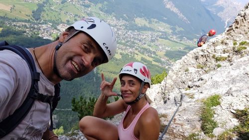 The jet man par excellence becomes a father: here is Natan, the eldest son of Kristian Ghedina and Patrizia Auer