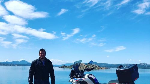 Giraud Moine, motorcycle tour through the streets of Sardinia and the dream of "returning to high levels, otherwise I will stop