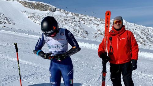 Last day under the snow for the blue in Hintertux, the work of the slalomists in ski dome also concluded