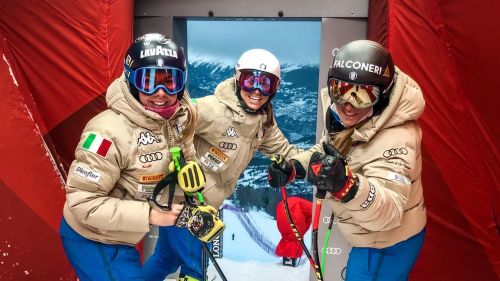 It snows (more than expected) in Crans-Montana: first female descent moved to 1.15 pm