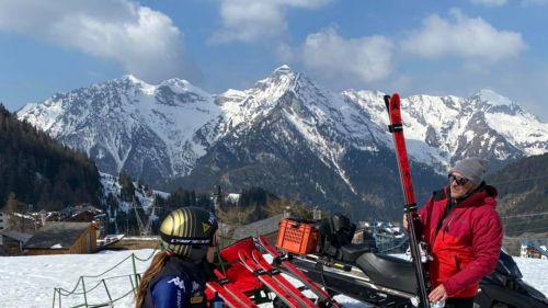 Last "job" for Sofia Goggia: test on smoothness on the snow at home in Foppolo