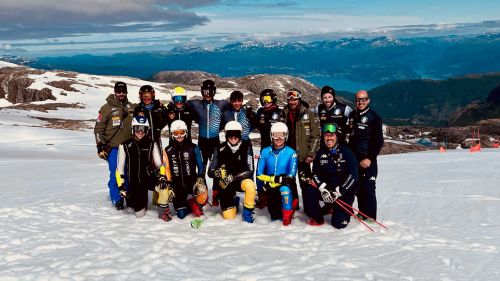 Great work on the Norwegian snow for the boys of team C. And from Monday everyone in Formia