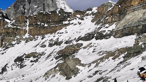 And here is the return of Aleksander Aamodt Kilde: first descents after Covid ... under the Matterhorn