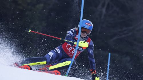 Shiffrin is also ahead in the 