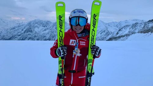 Nicole Schmidhofer sees the light again: here she is on skis after almost 10 months. "An indescribable feeling"