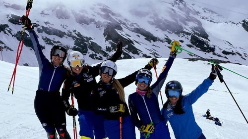 In Cervinia a perfect week for the blue multipurpose, with the return of Nicol Delago and Karoline Pichler