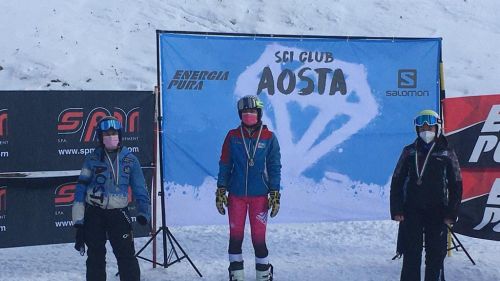 In Pila the tricolor Aspiranti: Greta Angelini and Jacopo Antonioli new Italian downhill champions