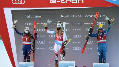 Fighting for the female general, the first descent of Val d''Isère has changed almost nothing