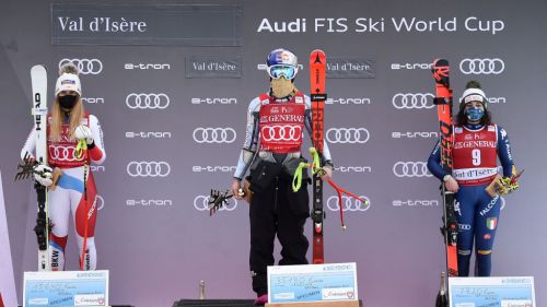 At Christmas with 3 blue in the top 5 of the overall, but now the slalom is back. Gut-Behrami, a wasted chance