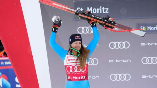 The women's cup? It really gets in the way with Goggia and Gut-Behrami on Shiffrin's assault