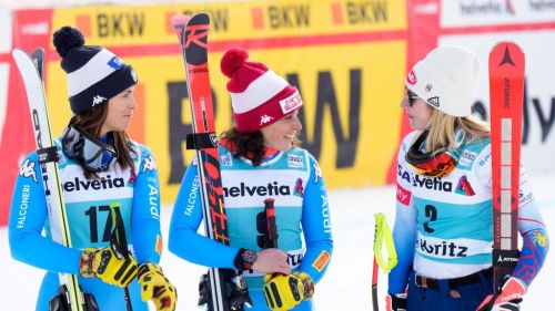 The rankings of the women's cup: Shiffrin does not miss a beat, in the dominant blue super-g