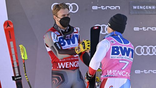 Kilde "consoles" herself with the closest super-g cup, even though Odermatt kept the games open