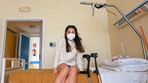 Carlotta Saracco, another knee crash: the crusader broke for the third time. "I'll be back again"
