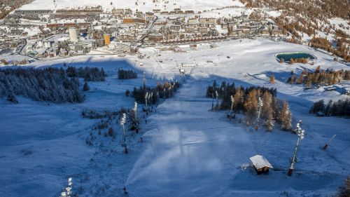 Saslong and Kandahar G.A. Agnelli, the Italian World Cup slopes are already covered with snow