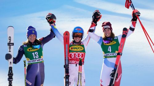 Amazing Shiffrin, but what a joy for Hector and Gisin too. Mikaela: "One of my best performances"