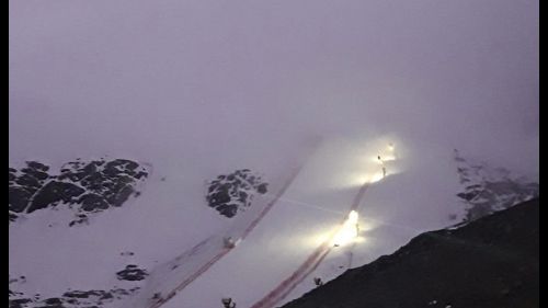 Fog in Soelden and no skiing on the track for the athletes, but there is confidence for Saturday on a very tough Rettenbach