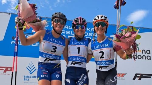 Masterpiece of the blue women of roller skis: Sordello first victory in the cup, Ghiddi gold world champion jr