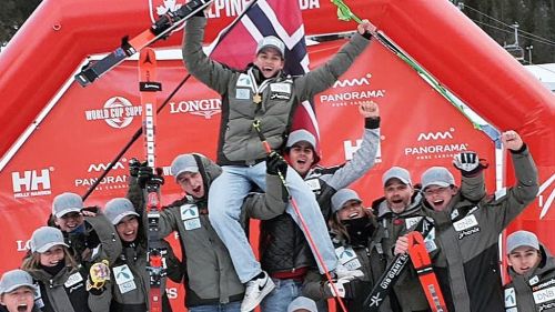 Fantastic Steen Olsen: he is an encore world champion with an absolute domination in slalom, a pity for Di Paolo