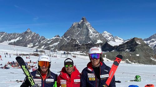 In Zermatt the first corners for many Swiss-Ski athletes, from Joris slalomists to Odermatt