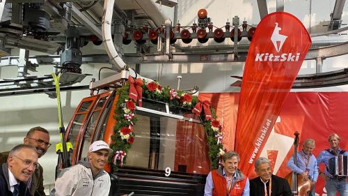 Daniel Yule returns from Argentina and ... flies to Kitz: here is the cable car with the "signature" of the Swiss slalomist