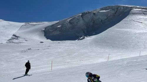Kristoffersen is back! First two days on skis in Zermatt, left foot injury is behind