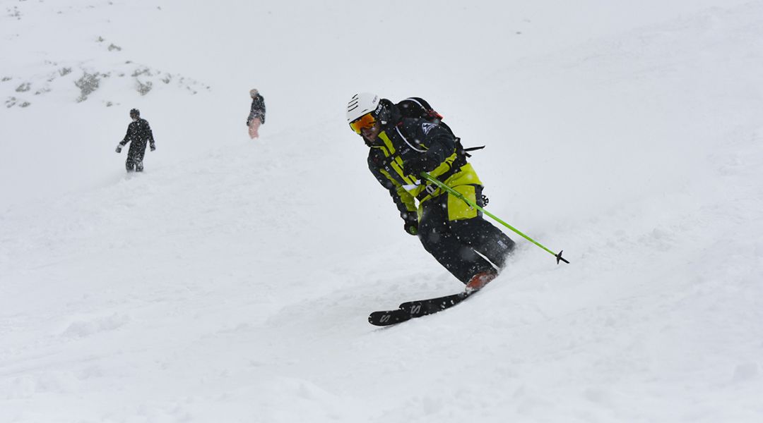 Ludovico Grimoldi al test di Salomon MTN 86 Pro (2023)