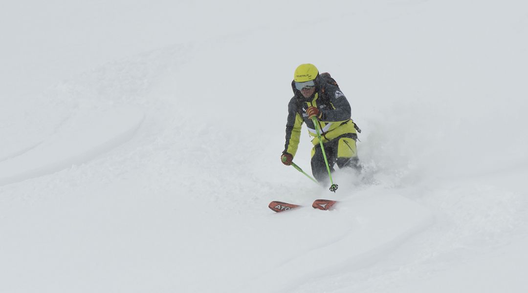 Federico Secchi al test di Atomic Bent 110 (2025)