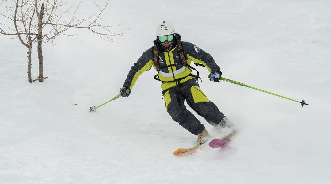 Alberto Magri al test di Elan Ripstick Tour 104 (2025)