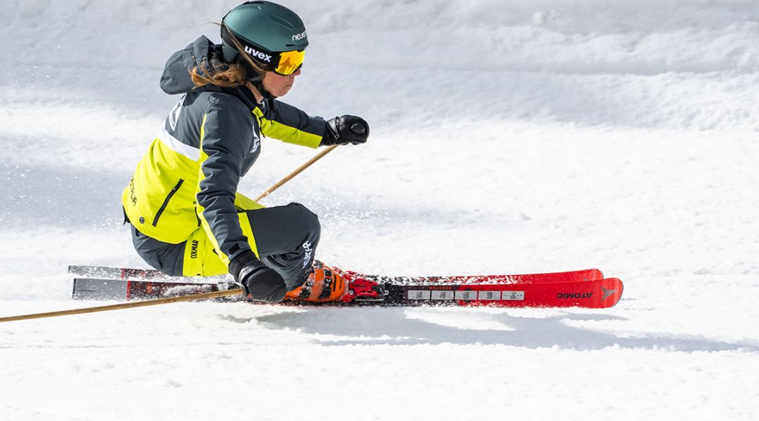 Valeria Poncet al test di Atomic Redster G9 RS Revoshock (2023)