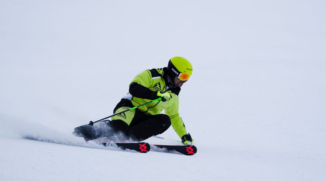 Giordano Magri al test di Volkl Racetiger GS (2026)