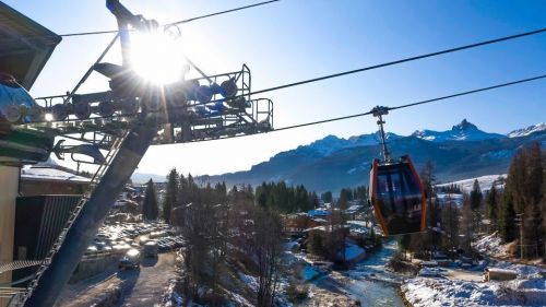 Nuova cabinovia cortina-col drusciÃ©-freccia nel cielo