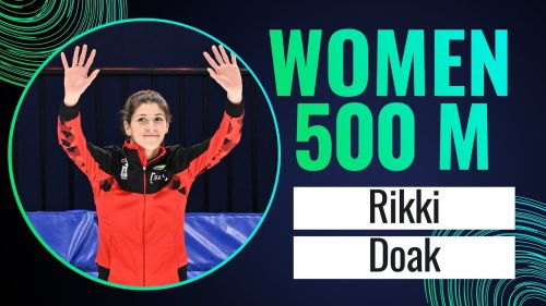 Il terzo posto di martina valcepina nei 500 metri di montreal-2